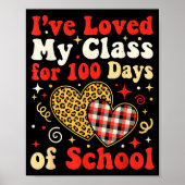 Loved My Cl For 100 Days Of School Valentines Day  ポスター (正面)