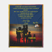 Loved One – カスタマイズ可能なギフト中投 フリースブランケット (正面)