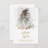 Loved One Woman In Memoriam Funeral Pink Wreath (正面/裏面)