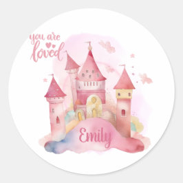 Loved Palace Pink Cloudカスタマイズ可能 ラウンドシール