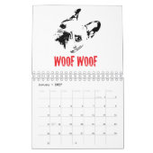 LoveFrenchie カレンダー (1月 2027)