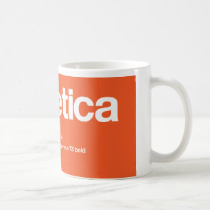 LoveHelveticaの大きい逆のオレンジマグ コーヒーマグカップ