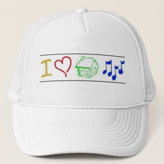 loveHouseMusic キャップ (正面)