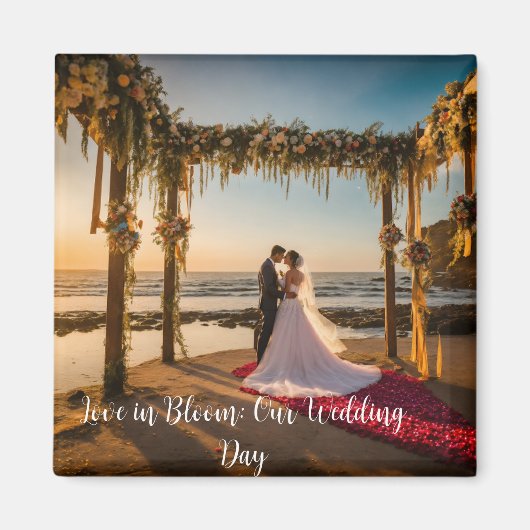 #LoveinBloom:OurWeddingDayMagnet マグネット (正面)