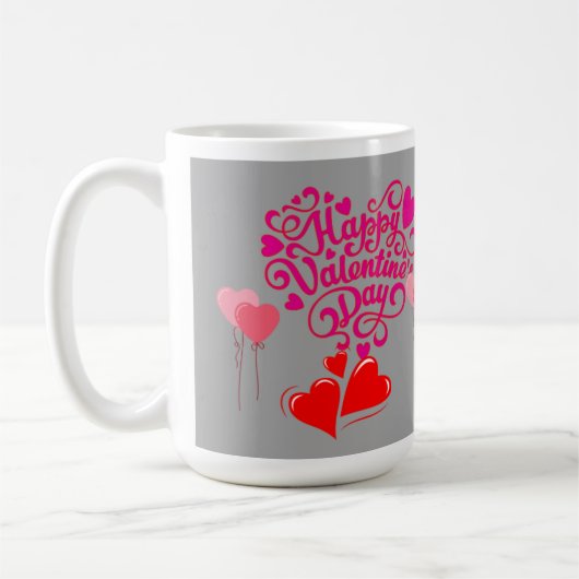LoveInEverySip #BeMineMug #SipsOfLove #Valentin コーヒーマグカップ (左)