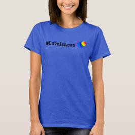 #LoveIsLoveハッシュタグtシャツ Tシャツ