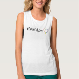 LoveIsLoveマッスルタンクトップ Tシャツ