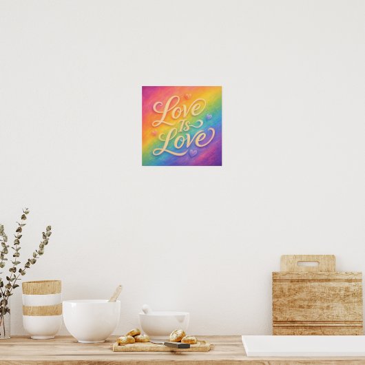 LoveIsLove ポスター (キッチン)
