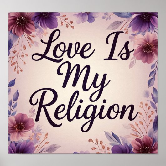 LoveIsMyReligion ポスター (正面)