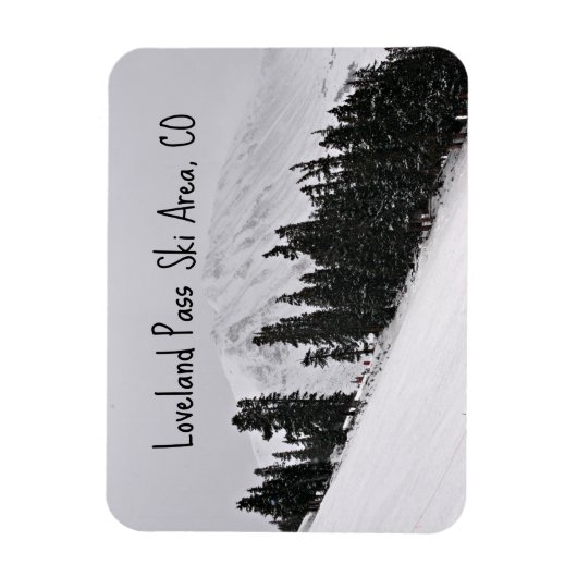 Lovelandのパスのスキー区域、CO マグネット (縦)