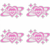 Lovely シール (正面)