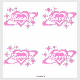 Lovely シール