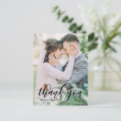 Lovely モダン Kwrith結婚's Thank You III ポストカード (スタンド正面)