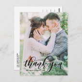 Lovely モダン Kwrith結婚's Thank You III ポストカード (正面/裏面)