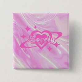 Lovely 缶バッジ