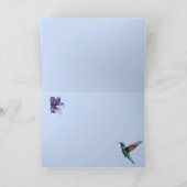 Lovely 考える's of You Hummingbird Card カード (内部)