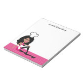 Lovely African American Girl Notepad ノートパッド (回転)