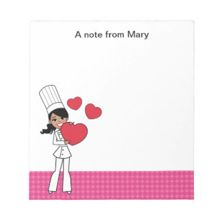 Lovely African American Girl Notepad ノートパッド