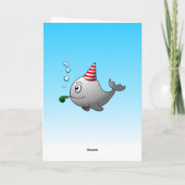 Lovely and Cute Whale カード (裏面)