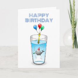 Lovely and Cute Whale カード