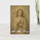 Lovely Angel Easter Greeting Card カード (正面)