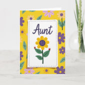 Lovely Aunts Day Art Card カード (正面)