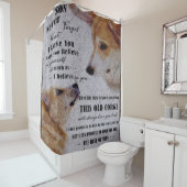 lovely baby Golden Retriever シャワーカーテン (インサイチュ)