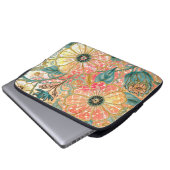 Lovely Blooming Flowers with Colorful Design ラップトップスリーブ (正面下部)