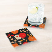 Lovely botanical Coaster ガラスコースター (アングル)