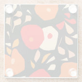 Lovely botanical Coaster ガラスコースター (裏面)