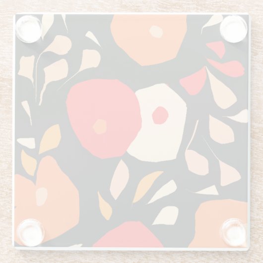 Lovely botanical Coaster ガラスコースター (裏面)