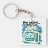 lovely brainloading design キーホルダー (正面)