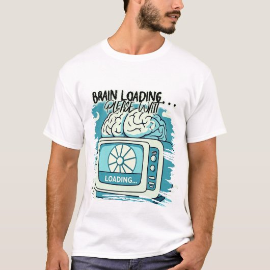 lovely brainloading design tシャツ (正面)