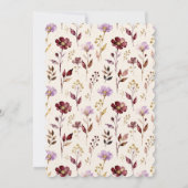 Lovely Bunny Floral S Initial Gold Glitter Newborn (裏面)