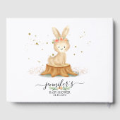 Lovely Bunny Rabbit wildlife farm forest ゲストブック (裏面)