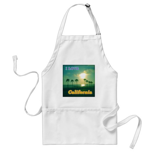 "Lovely California 1"エプロン スタンダードエプロン (正面)