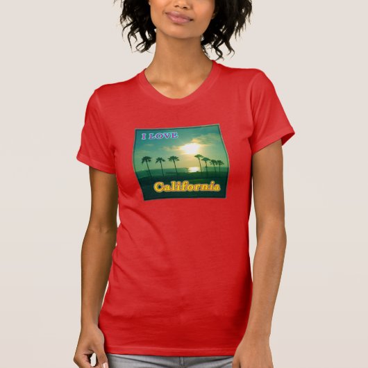 「Lovely California 1」シャツ Tシャツ (正面)