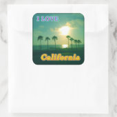 "Lovely California 1"スリッカー スクエアシール (バッグ)