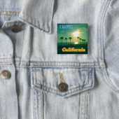 「Lovely California 1」ボタン 缶バッジ (インサイチュ)