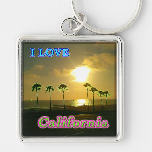 「Lovely California 2」キーチェーン キーホルダー (正面)