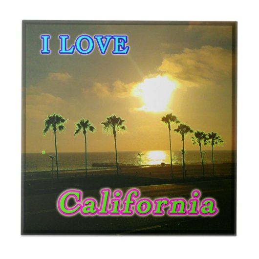 "Lovely California 2"タイル タイル (正面)