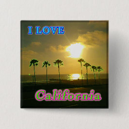 「Lovely California 2」ボタン 缶バッジ