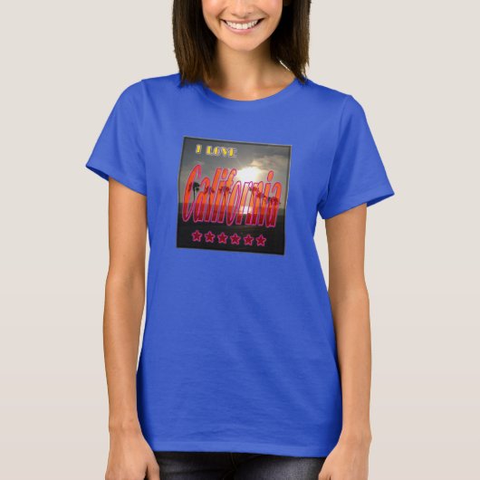 「Lovely California 3」シャツ Tシャツ (正面)