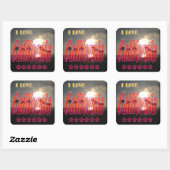 「Lovely California 3」ステッカー スクエアシール (シート)