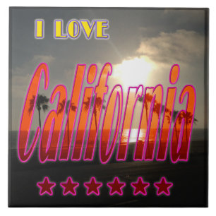 "Lovely California 3"タイル タイル