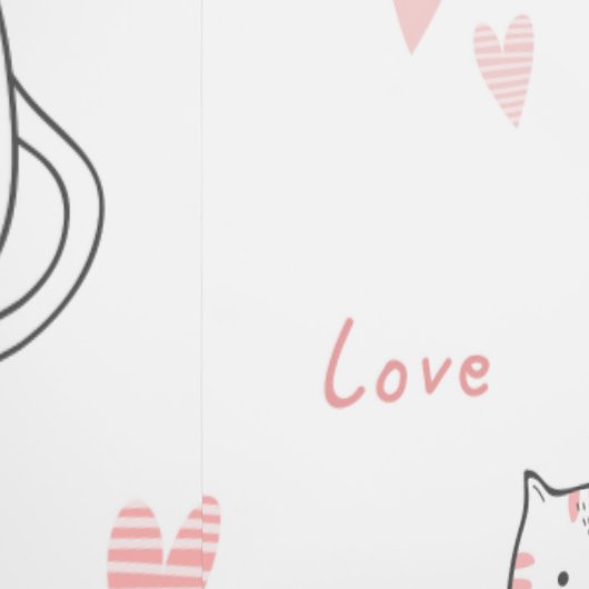 Lovely Cat Pattern for Your Kid Room 壁紙 (縫い目)