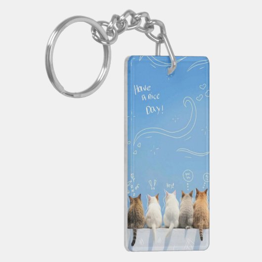 Lovely Cats キーホルダー (正面左)