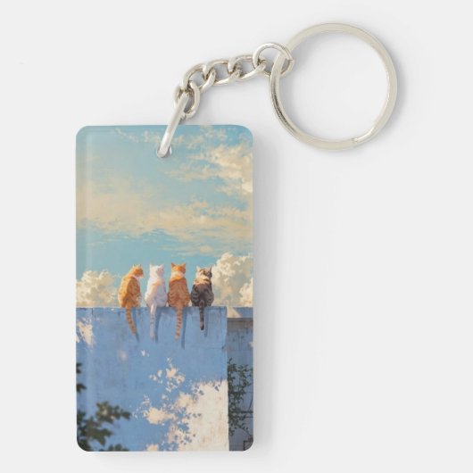 Lovely Cats キーホルダー (裏面)