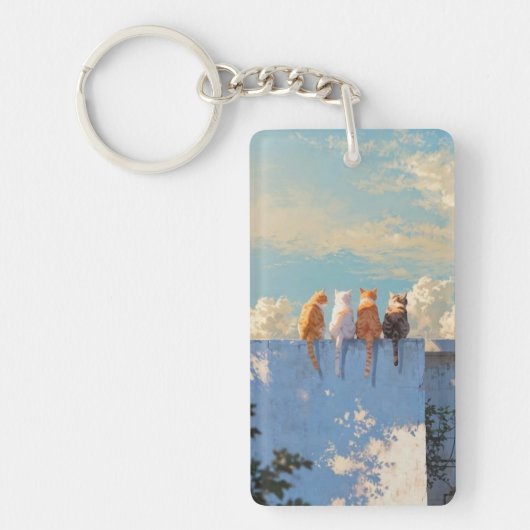 Lovely Cats キーホルダー (正面)