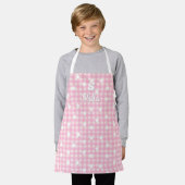 Lovely chef apron. Children's aprons with name エプロン (着用した状態)